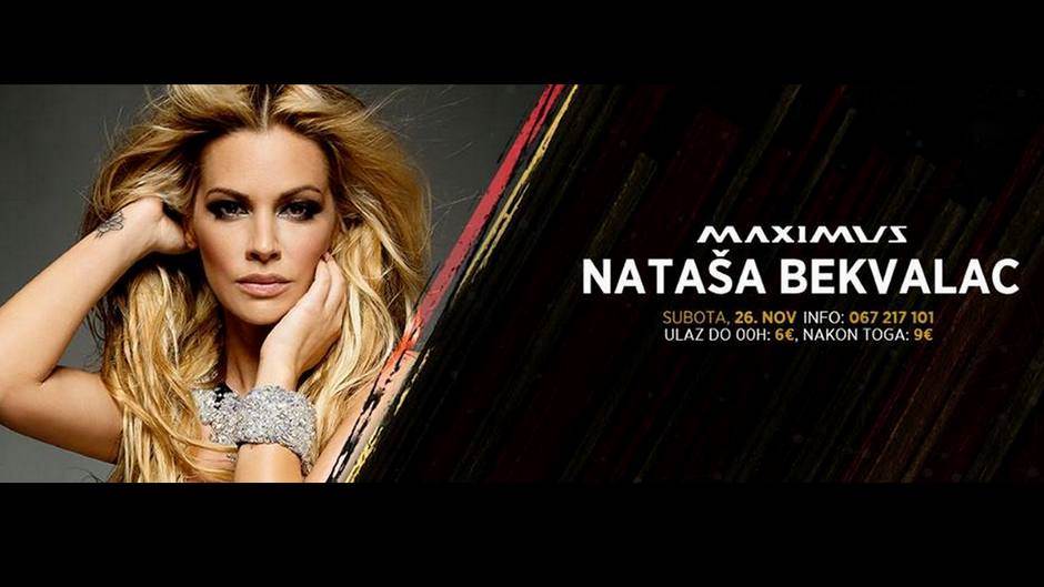  Nataša Bekvalac 26. novembra u Maximusu 