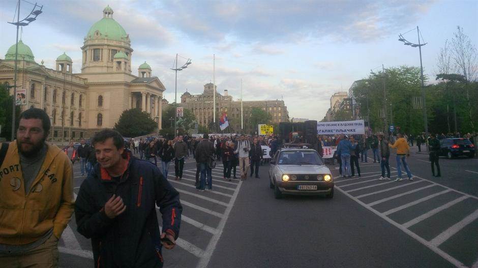  Protest: Po 150 ljudi u Beogradu i Novom Sadu  