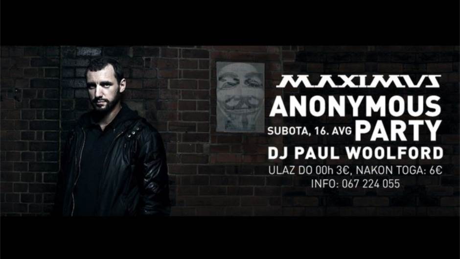  Anonymous party u Maximusu, dijelimo karte! 