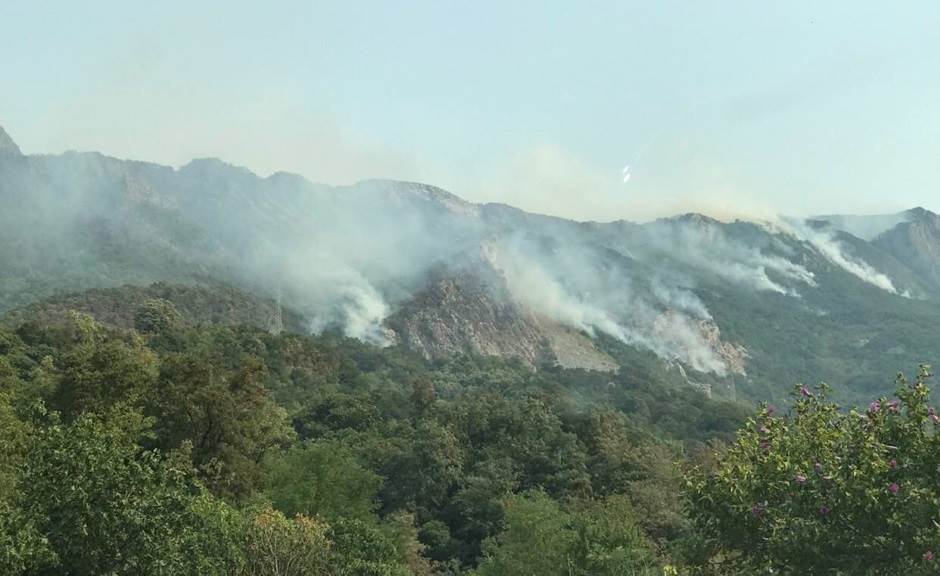  Kilometarski front požara u Crmnici i Krajini! (FOTO) 