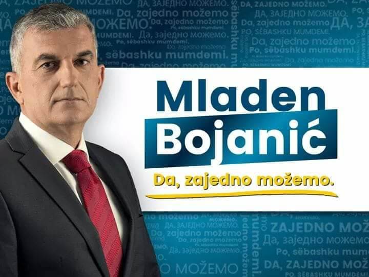  Bojanić otvorio žiro račun za kampanju 