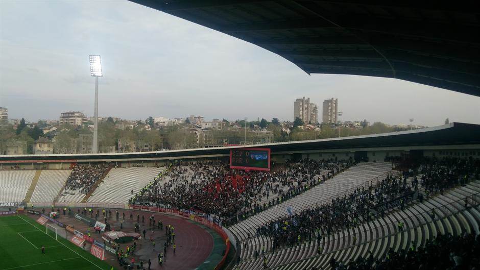  OVAKO izgleda južna tribina na derbiju (FOTO) 