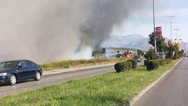  Požar u Podgorici vjetar požar kod vinograda požar u lješanksoj nahiji 