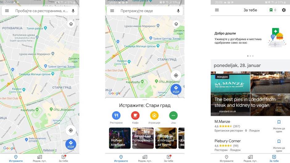  Google Maps nova verzija promjena dizajna Material Design nova generacija 