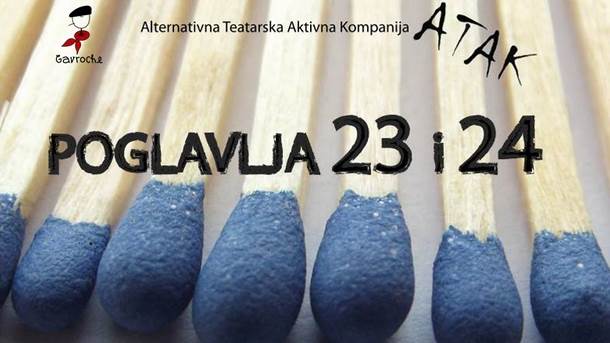  “Poglavlja 23 i 24” u srijedu veče u KC Gavroche 