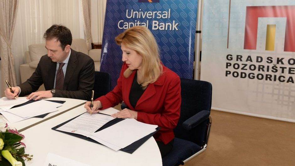  Universal Capital banka donirala 100.000 eura Gradskom pozorištu 