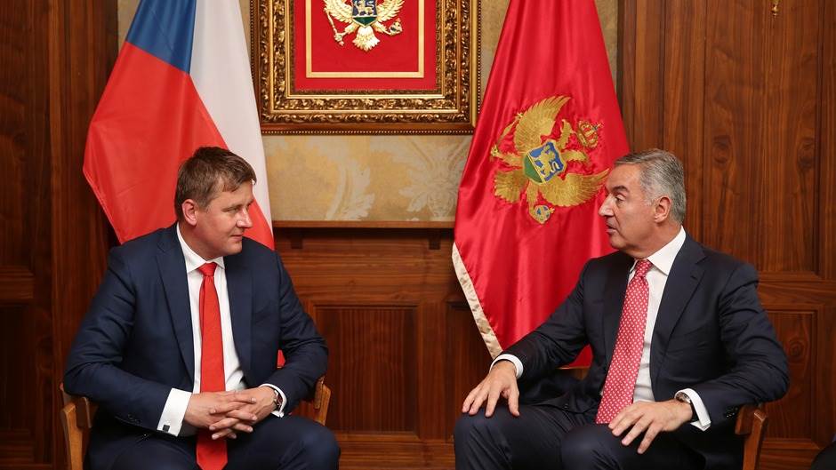  Predsjednik Crne Gore Milo Đukanović primio ministra vanjskih poslova Republike Češke 