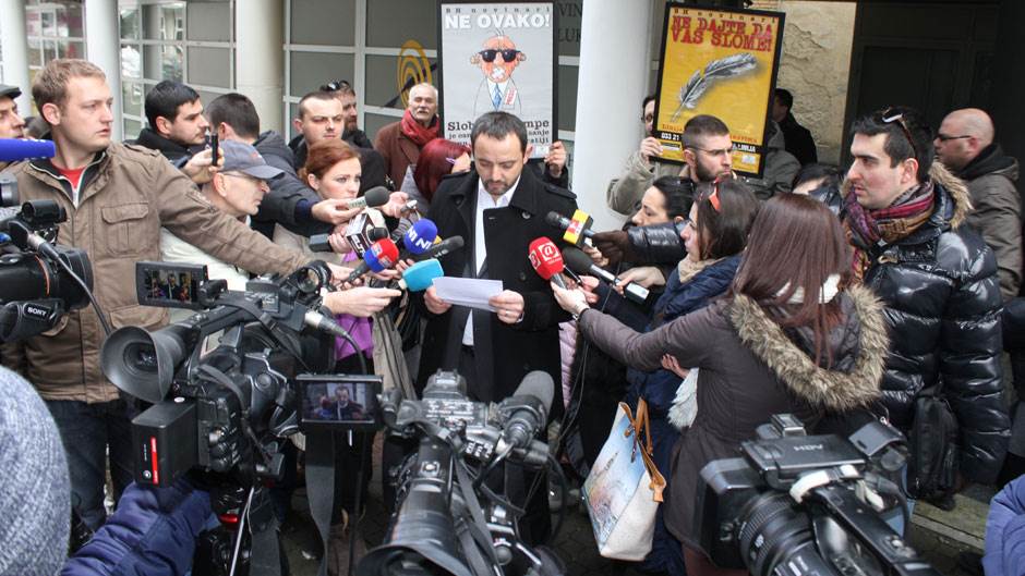  Protest novinara u Banjaluci: Nećemo zaćutati! 