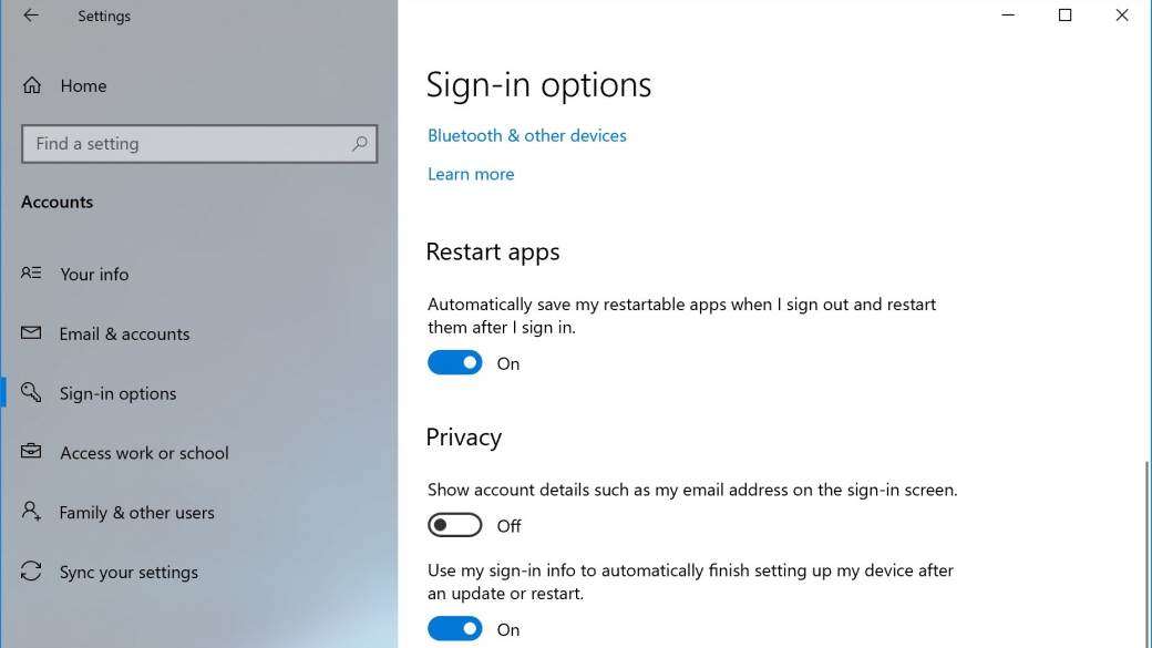 Microsoft Windows 10 Build 18965 nova opcija 