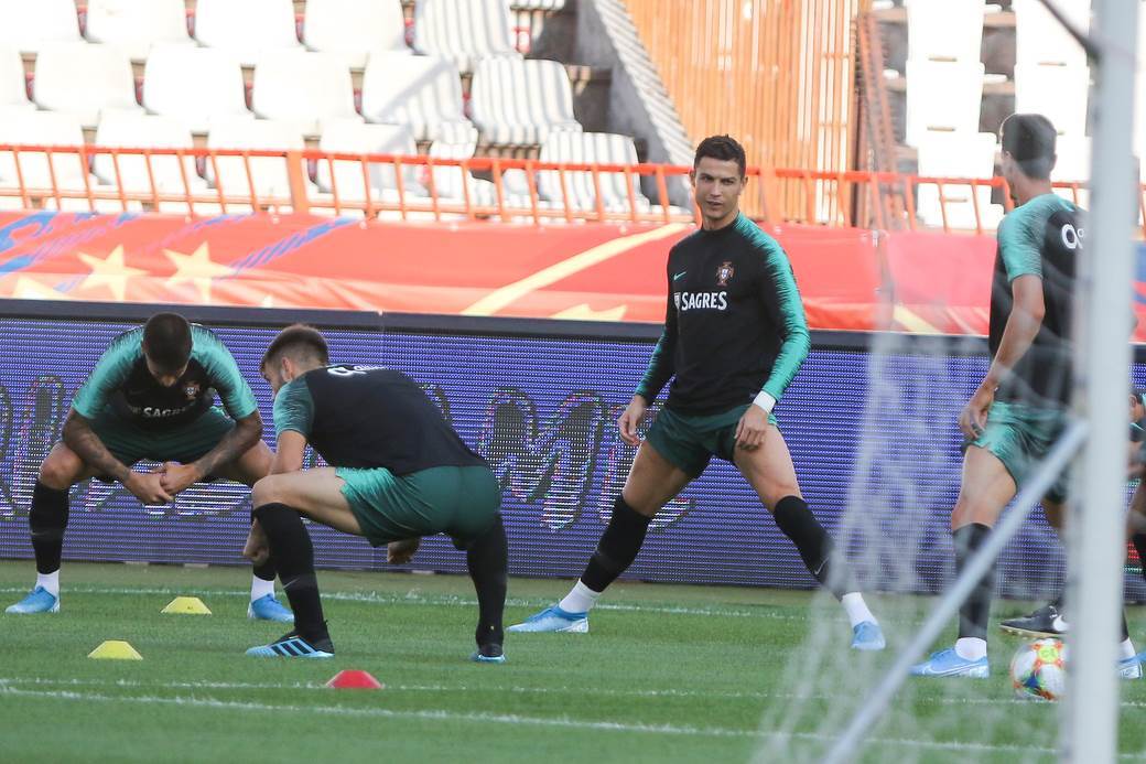  Srbija Portugal trening Portugala Rajko Mitic Krisitjano Ronaldo 