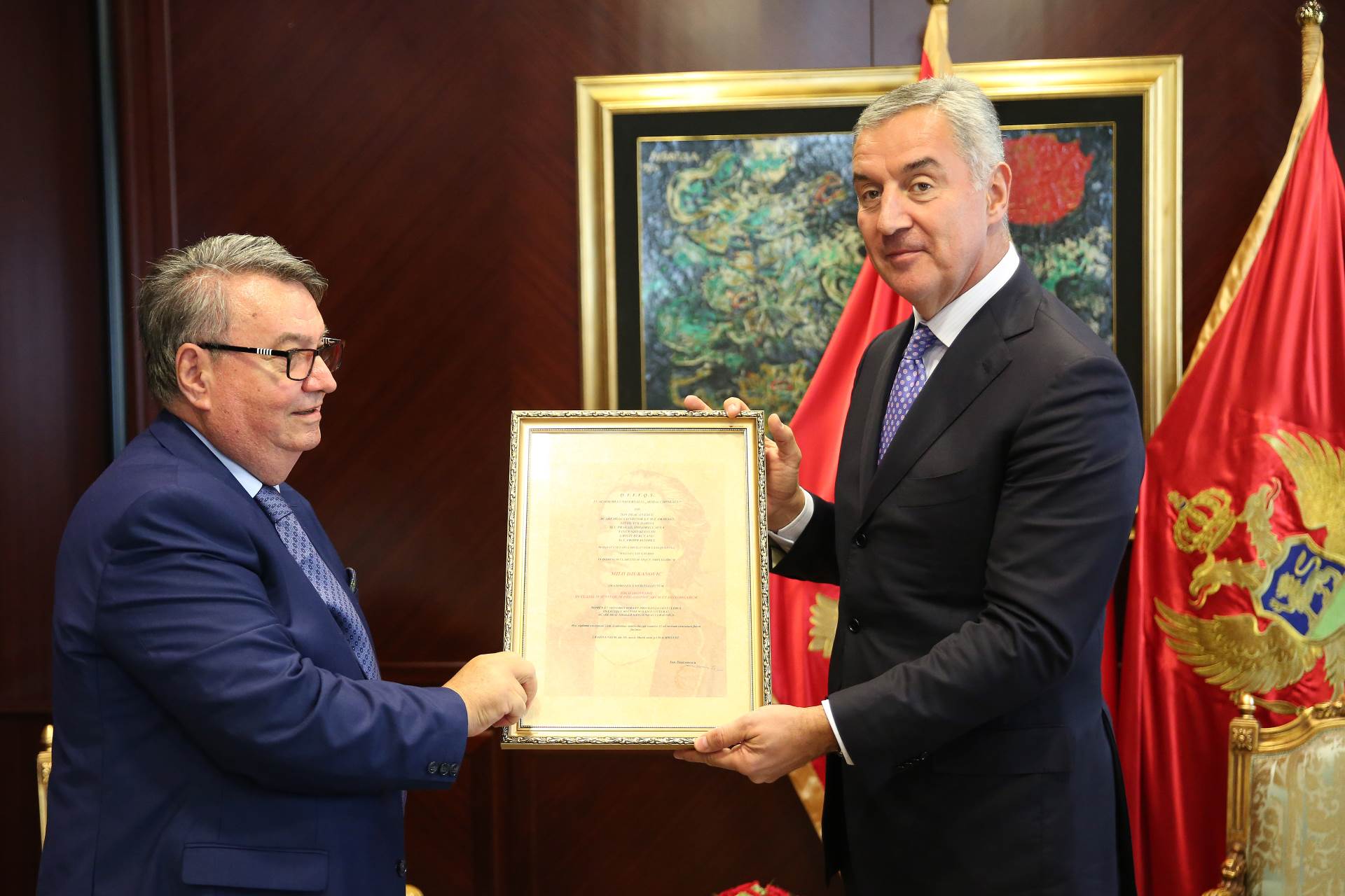  Đukanović počasni član Evropske fondacije 