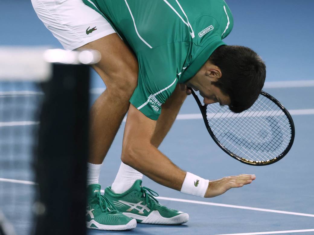  Novak Đoković nakon pobjede na Australijan Openu 