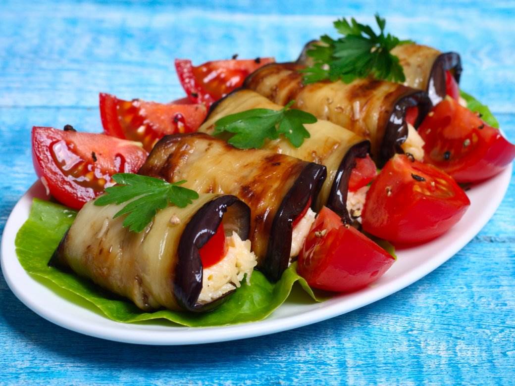  Rolnice od patlidžana sa pačurkama 