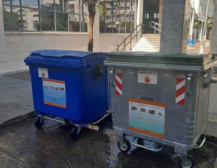  Podgorica dobila nove kontejnere za suvi i mokri otpad 