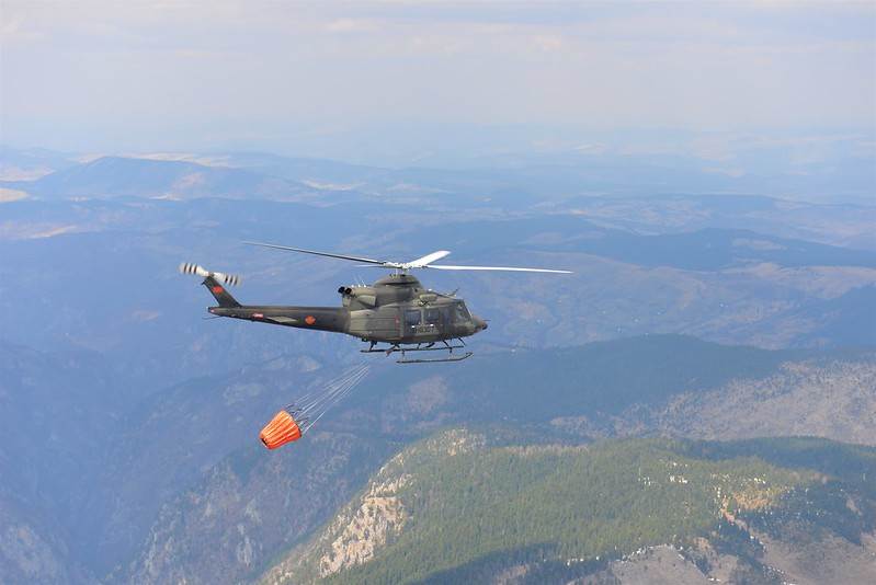  Pljevlja: Helikopterska eskadrila VCG vodila bitku sa požarima 