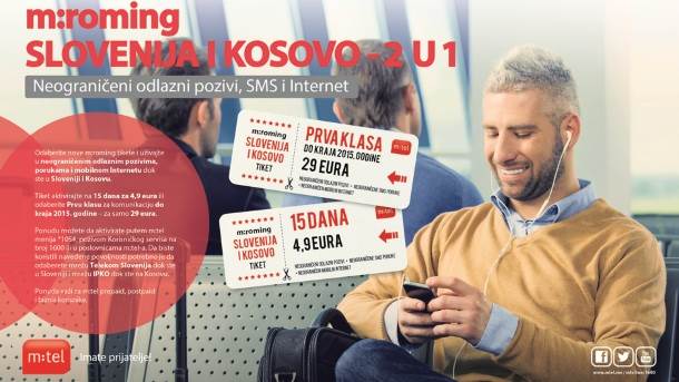  Najpovoljniji roming za Kosovo i Sloveniju 