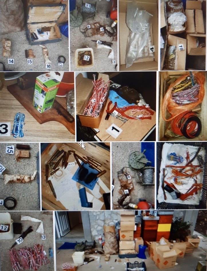  Hapšenje u Podgorici: Pronađeno 205 kilograma eksploziva, municija… 