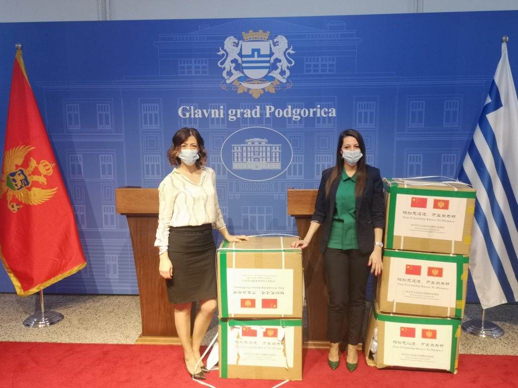  Kineska provincija Sičuan donirala Glavnom gradu Podgorica 20.000 maski 