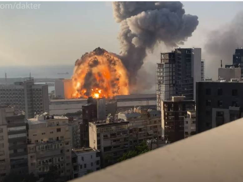  Katastrofalna eksplozija u Bejrutu snimljena u 4K rezoluciji 