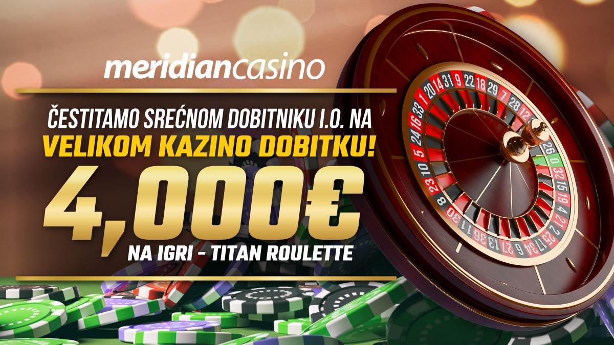  Nezaboravan dobitak - 4 000€ na Titan ruletu! 