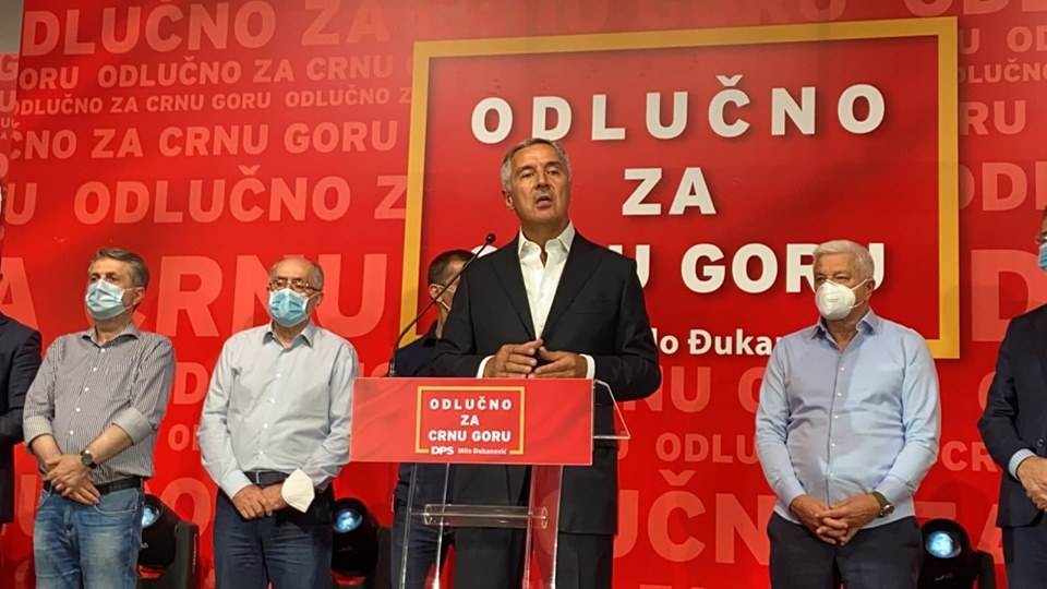  Đukanović: Osvojili smo 30 mandata 