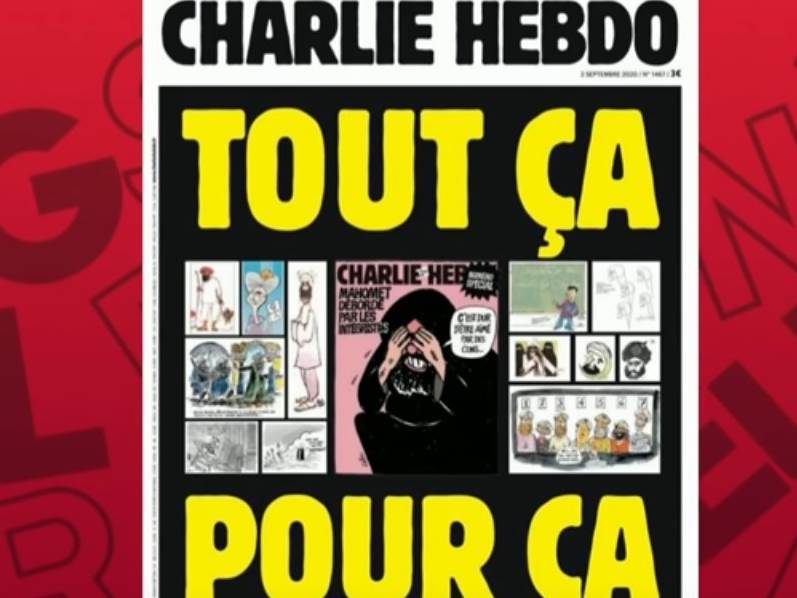  IZAZIVAJU ĐAVOLA: Šarli ebdo ponovo objavio karukature proroka Mohameda zbog koje je masakrirana redakcija 