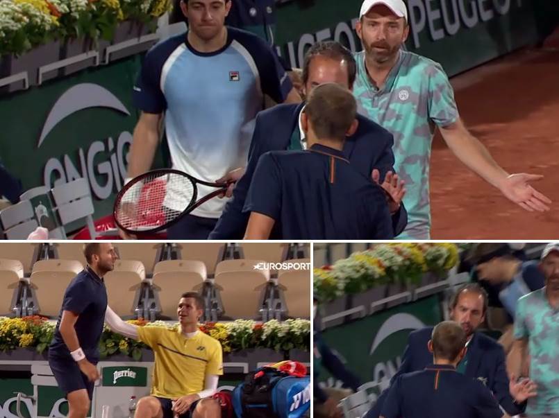  SUDIJA JEDVA SPRIJEČIO TUČU NA ROLAN GAROSU: Protivnici optužili Evansa, on nasrnuo na njih posle gema! 