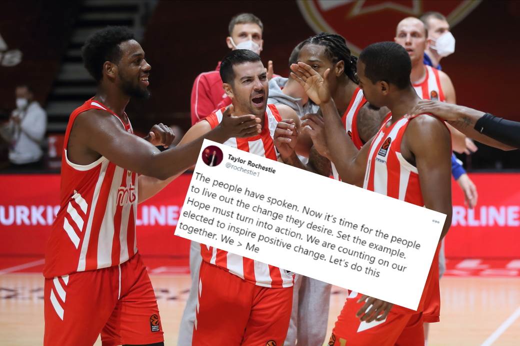  Tejlor Ročesti poslao poruku o Bajdenovoj pobedi 