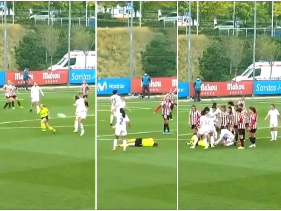  FUDBALERKA NOKAUTIRALA SUDIJU: Pogodak u glavu i kraj meča za arbitra! (VIDEO) 
