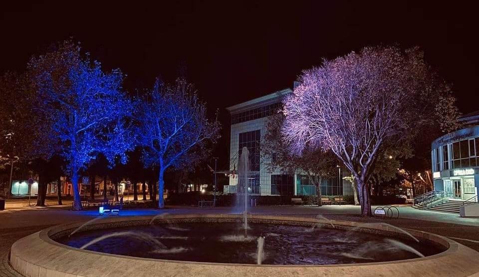  U ČAST MARADONI: OSVIJETLJEN TRG ARGENTINA u Podgorici 