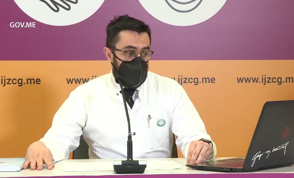  Begić: Hospitalizovano 370 pacijenata, u KCCG 31 životno ugrožen 