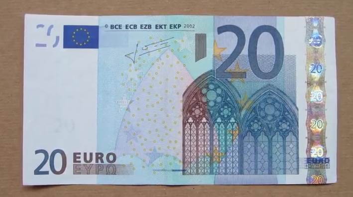  Novčanica od 20 eura dobija novi premaz 