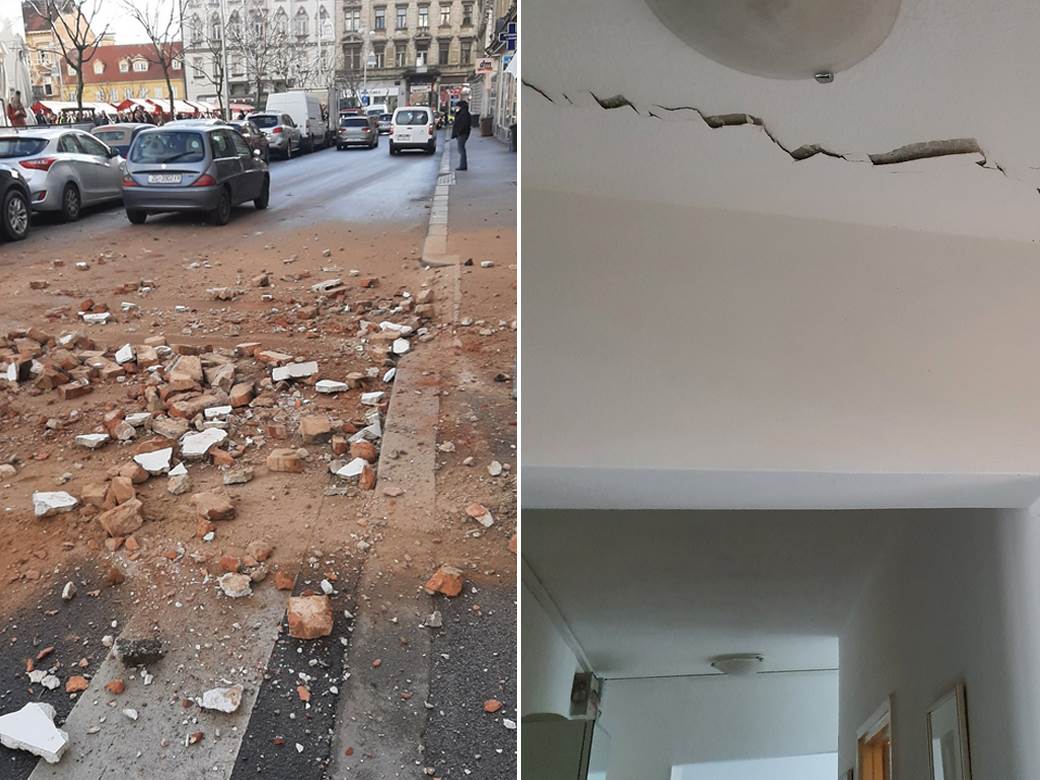  PRVI SNIMAK RAZORNOG ZEMLJOTRESA IZ HRVATSKE: Prokopane ulice, srušeni zidovi i plafoni u stanovima! 