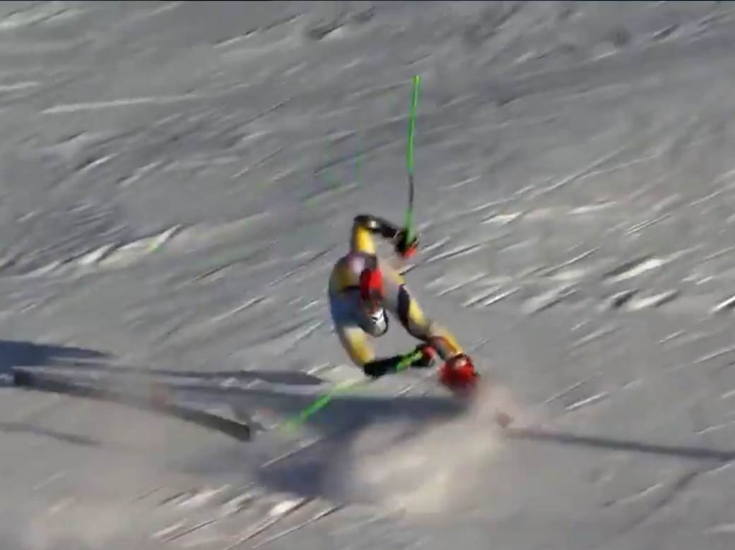  ULETEO U CILJ KAO METAK, A ONDA DOŽIVEO HOROR POVREDU: Pri ogromnoj brzini pao pravo na glavu! (VIDEO) 