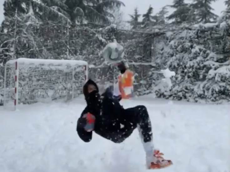  ŠAPONJIĆEV HIT SNIMAK NA SNEGU U MADRIDU (VIDEO) 