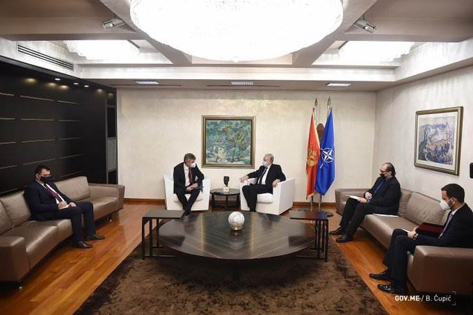  KRIVOKAPIĆ SE SASTAO SA MAĐARSKIM AMBASADOROM: "Puna podrška Crnoj Gori na putu ka EU" 