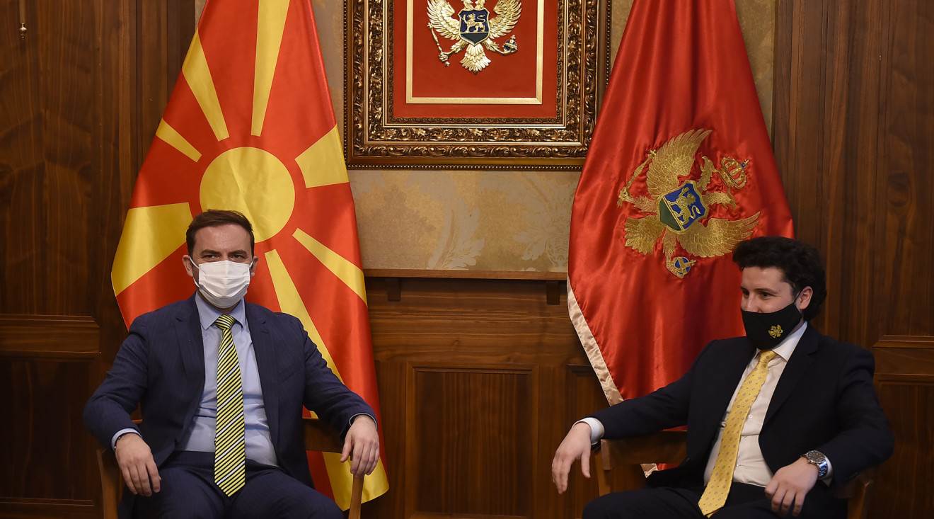  Prijateljski odnosi Crne Gore i Sjeverne Makedonije da budu primjer drugim zemljama Zapadnog Balkana 