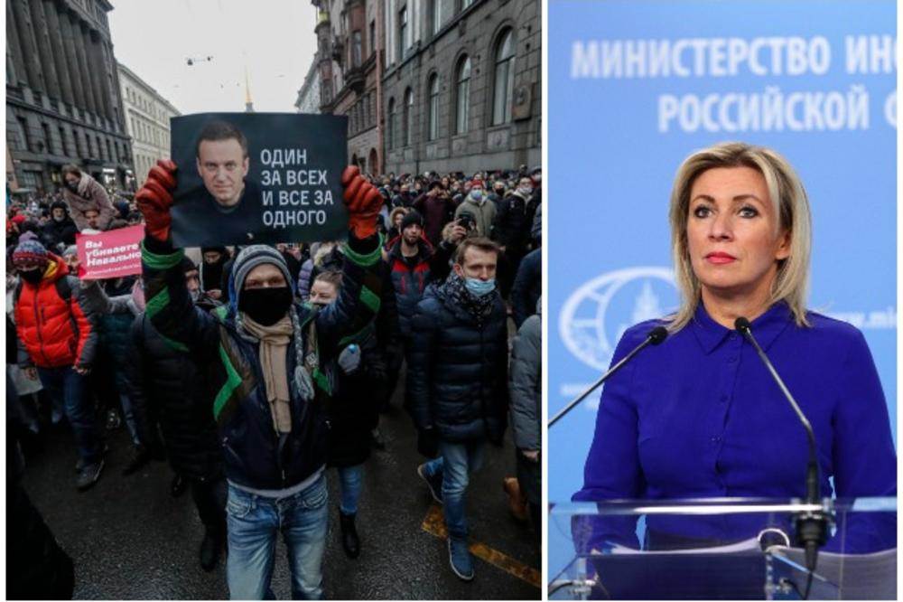  ZAHAROVA: Američka ambasada će morati da objasni to što je objavila plan protesta u ruskim gradovima 