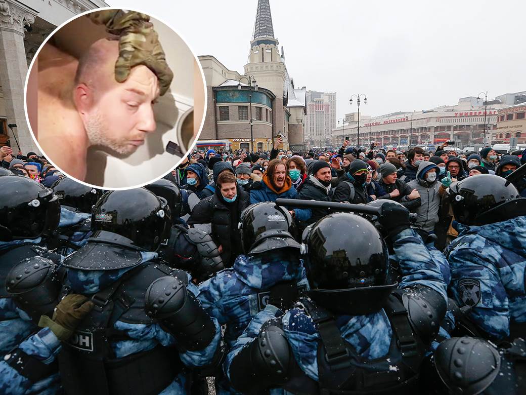  SNIMAK KOJI JE RAZBJESNIO RUSE: Evo kako se policija obračunava sa novinarima koji prate proteste -  
