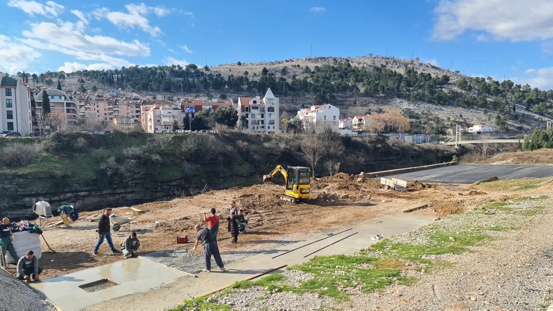  Intenzivirani radovi na uređenju nove parkovske površine u Zagoriču 