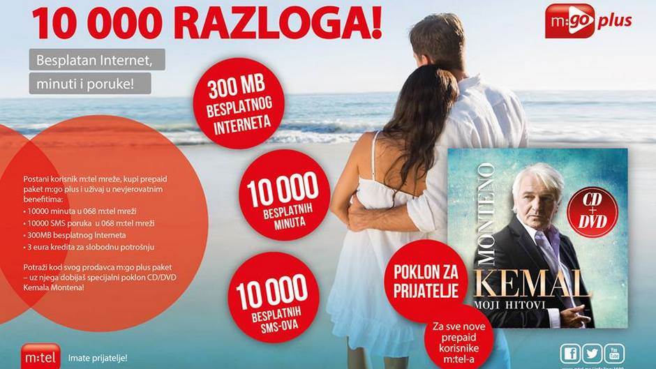  10.000 razloga za m:go plus prepaid paket! 