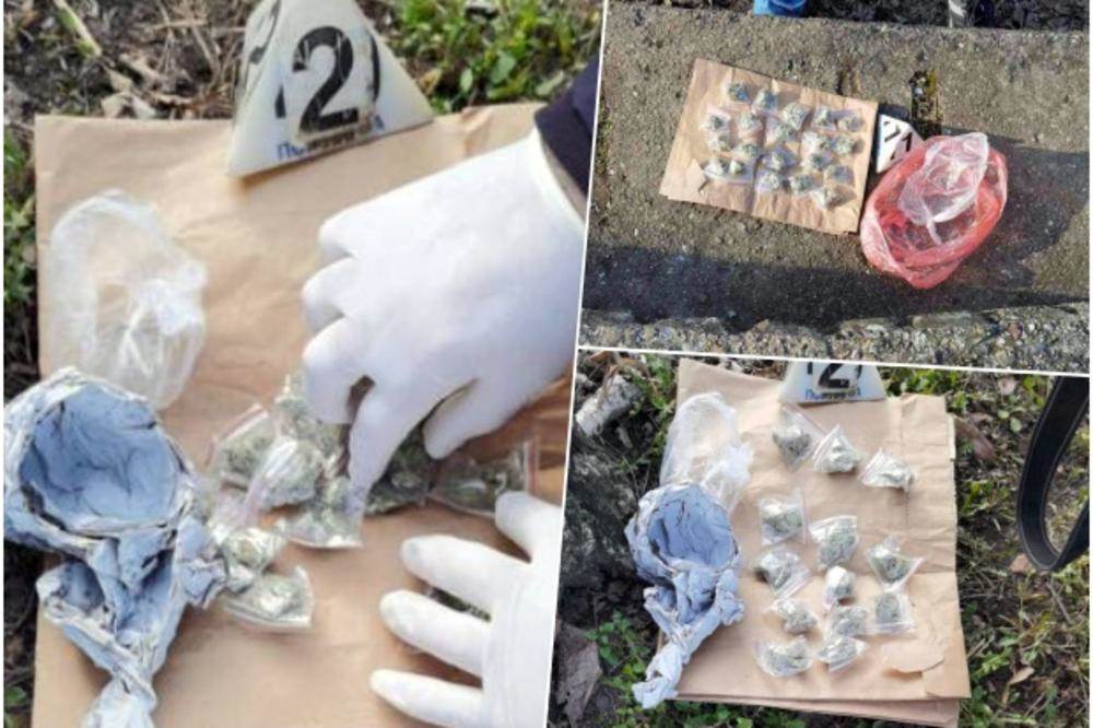  MLADI CRNOGORAC (24) PAO U BEOGRADU ZBOG DROGE: 34 paketića krio u parku na Voždovcu (FOTO) 
