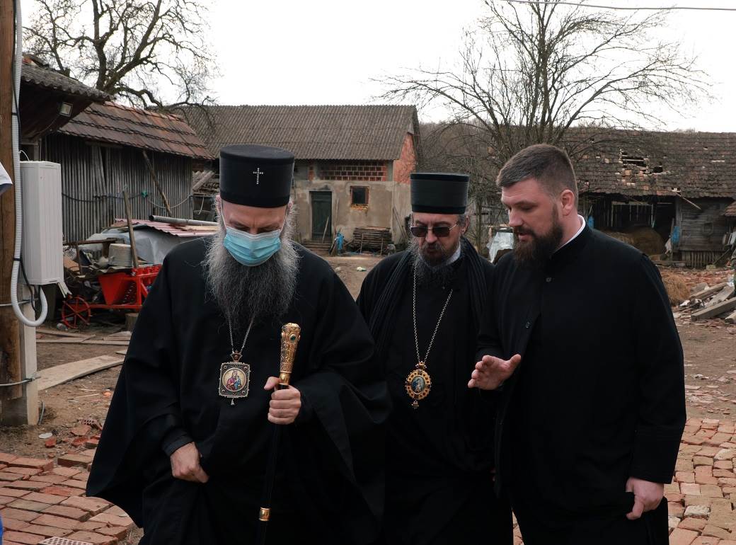  PATRIJARH PORFIRIJE STGAO U JASENOVAC: Poglavar SPC služi doksologiju 