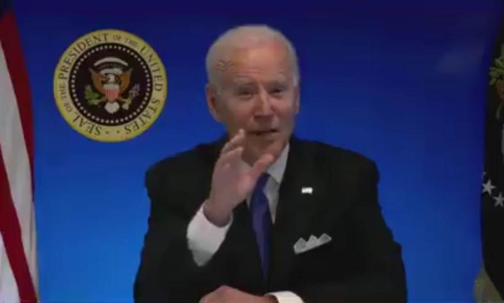  virtuelno obraćanje predsednika SAD Džoa Bajdena 