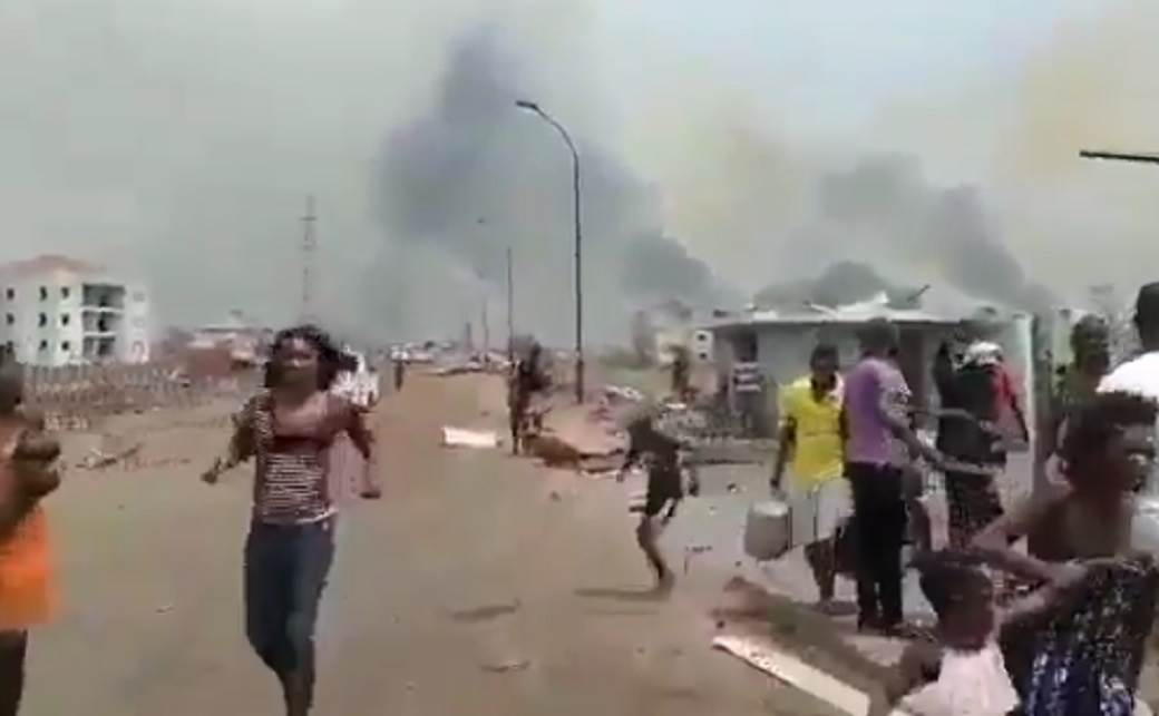  UŽASNI SNIMCI RAZORENOG GRADA eksplozija 