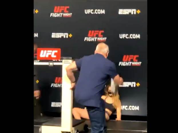  ufc mjerenje jeziva scena  