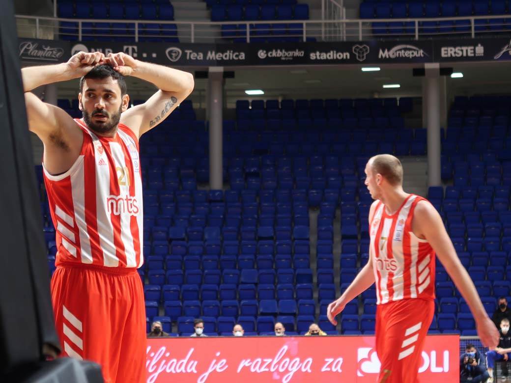  kk crvena zvezda kazna zbog navijaca aba liga 