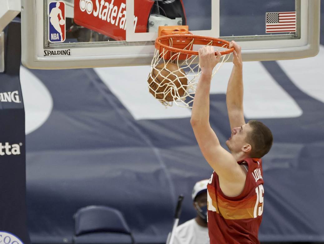 MVP PARTIJA NIKOLE JOKIĆA, SIPAO U KOŠ KOLIKO JE HTIO NBA DENVER NUGGETS 