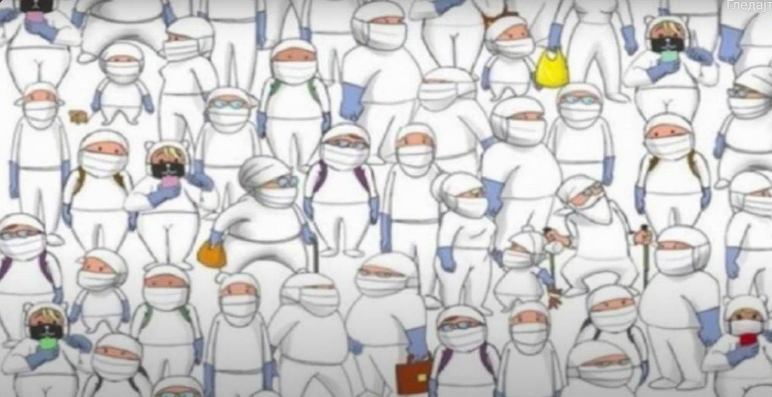  mozgalica ko je zaboravio da stavi masku  