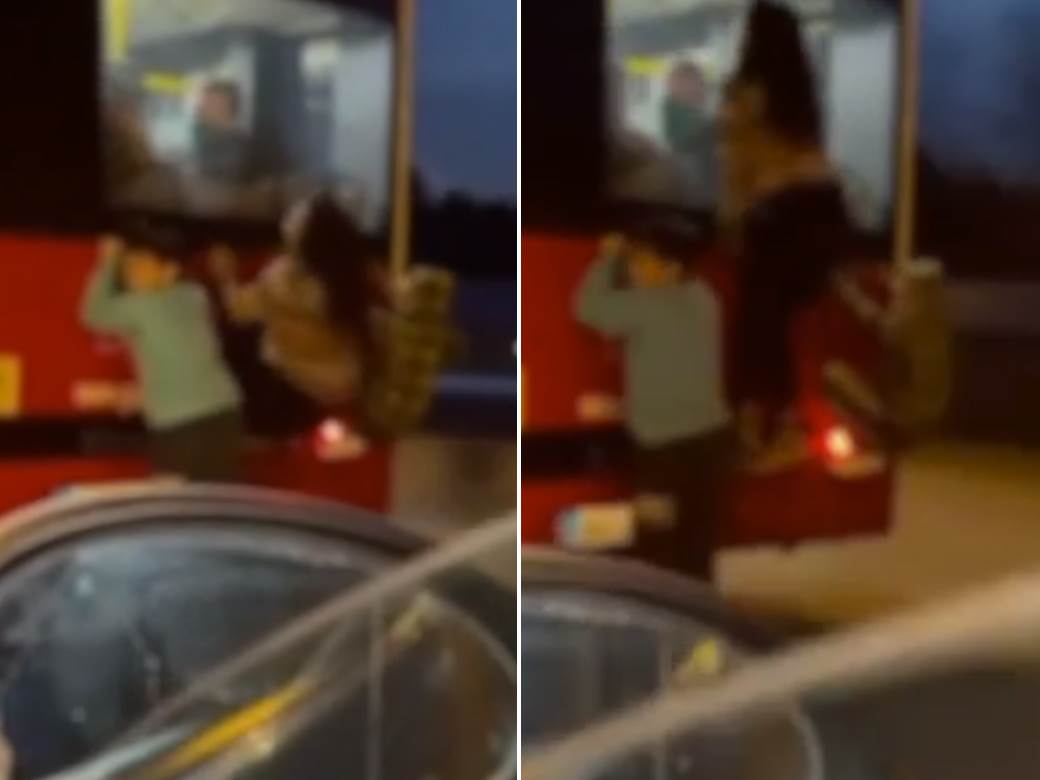  ZASTRAŠUJUĆE! OPASNA IGRA DECE U BEOGRADU: Autobus u punoj brzini, a oni se "zabavljaju"! (VIDEO) 